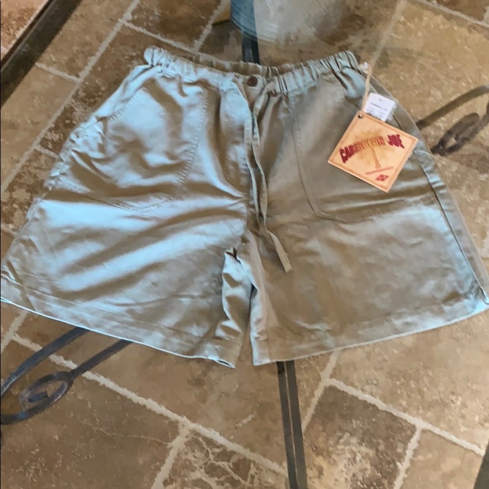 Caribbean Joe Women's Khaki Cargo Shorts